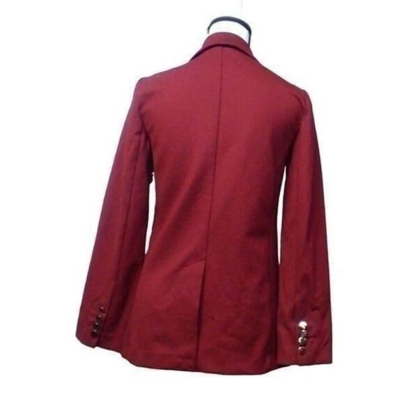 Worthington Women’s Classic Fit Open Front Ponte Blazer New Orleans Red, Sz. S - Picture 3 of 11